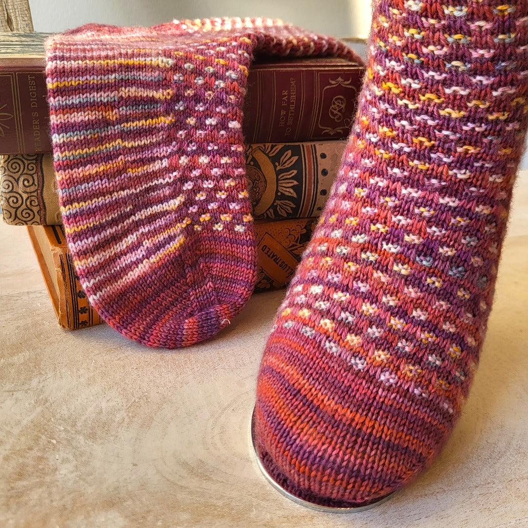 Sugar Cube Socks | Knitting pattern - Biscotte Yarns