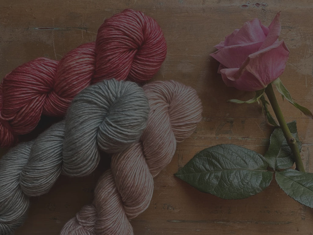 hand-dyed yarns