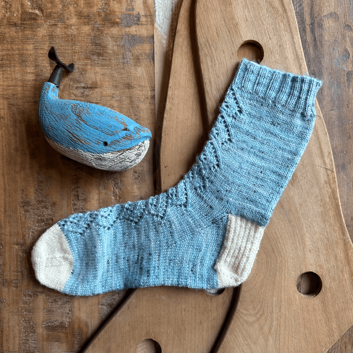 ♥ Water Slide Socks ♥ - KNITTING KIT - Biscotte Yarns