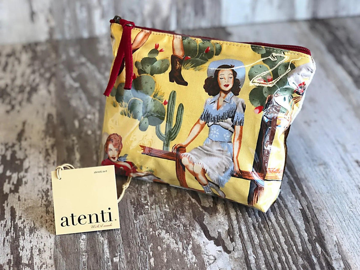 "Western" Cowgirl Accessory Pouch - Biscotte Yarns