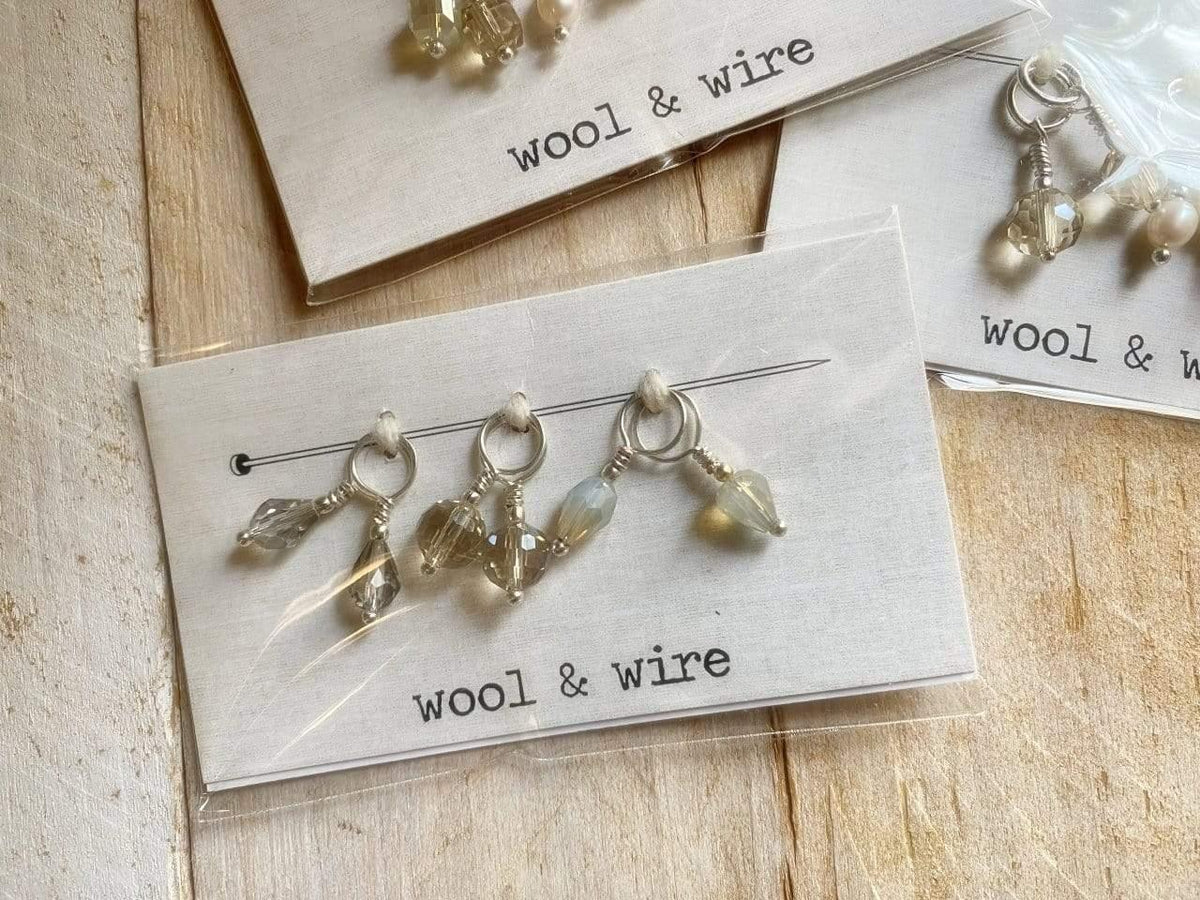 NNK Press Wool & Wire - Mini stitch markers - Biscotte Yarns