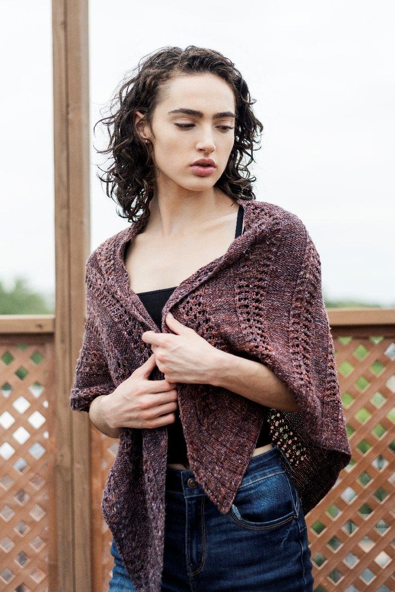 Wild Bramble | Shawl Pattern - Biscotte Yarns