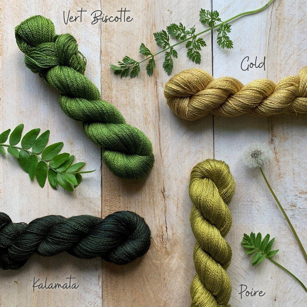 CASHSILK VERT BISCOTTE - Biscotte Yarns