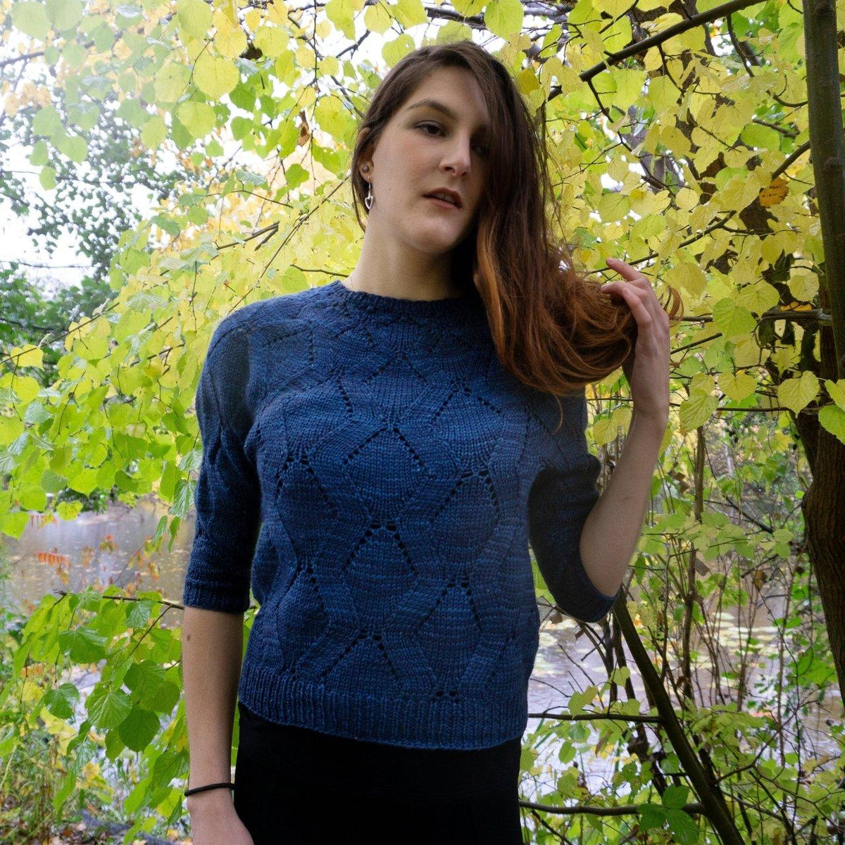 Anemone Yoke Pullover | Knitting Pattern - Biscotte Yarns