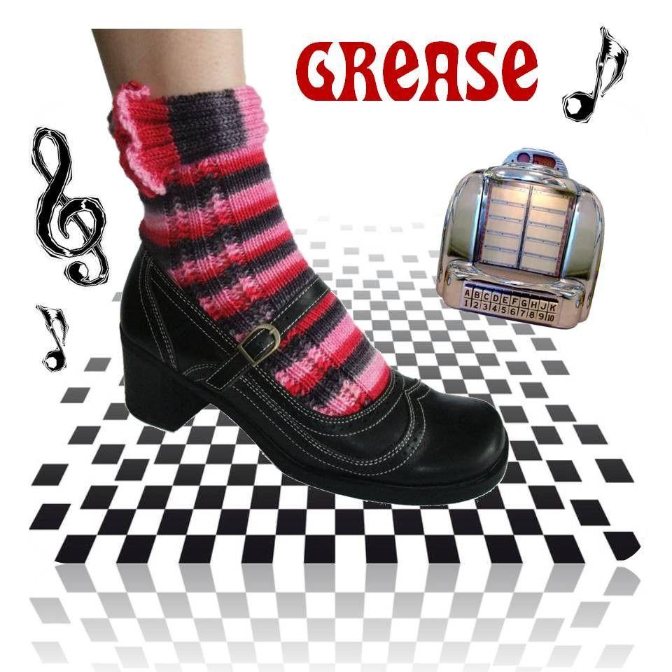 Sock pattern Grease - Biscotte yarns