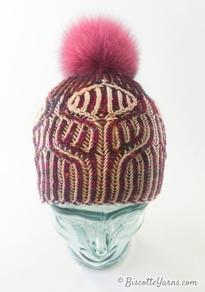 Brio Brioche hat - Free pattern - Biscotte Yarns