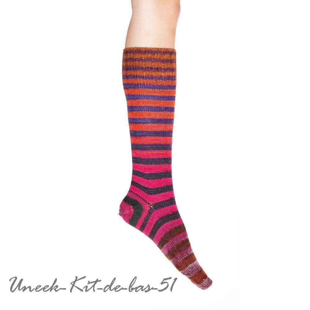 Urth Uneek - Self-Striping Matching Sock-Kit - Biscotte Yarns