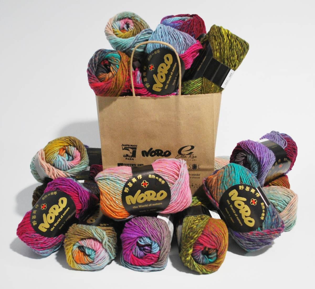 Heart Blanket by Noro ♥ KIT - Biscotte Yarns