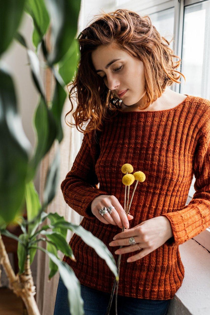 Sinera - Sweater Pattern - Biscotte Yarns