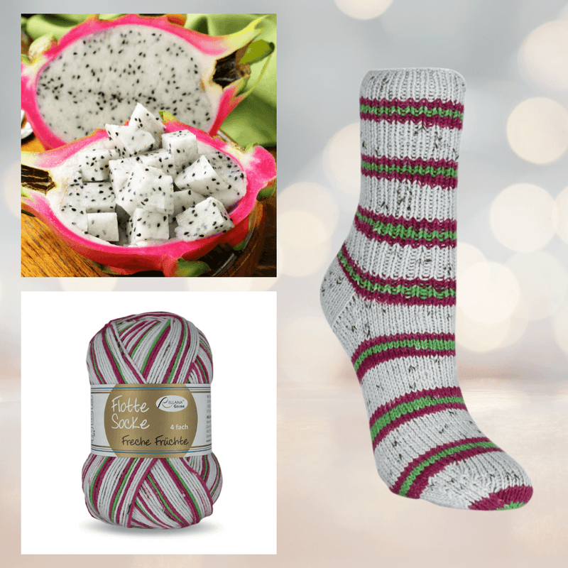 Flotte Sock Freche Fruchte - Biscotte Yarns