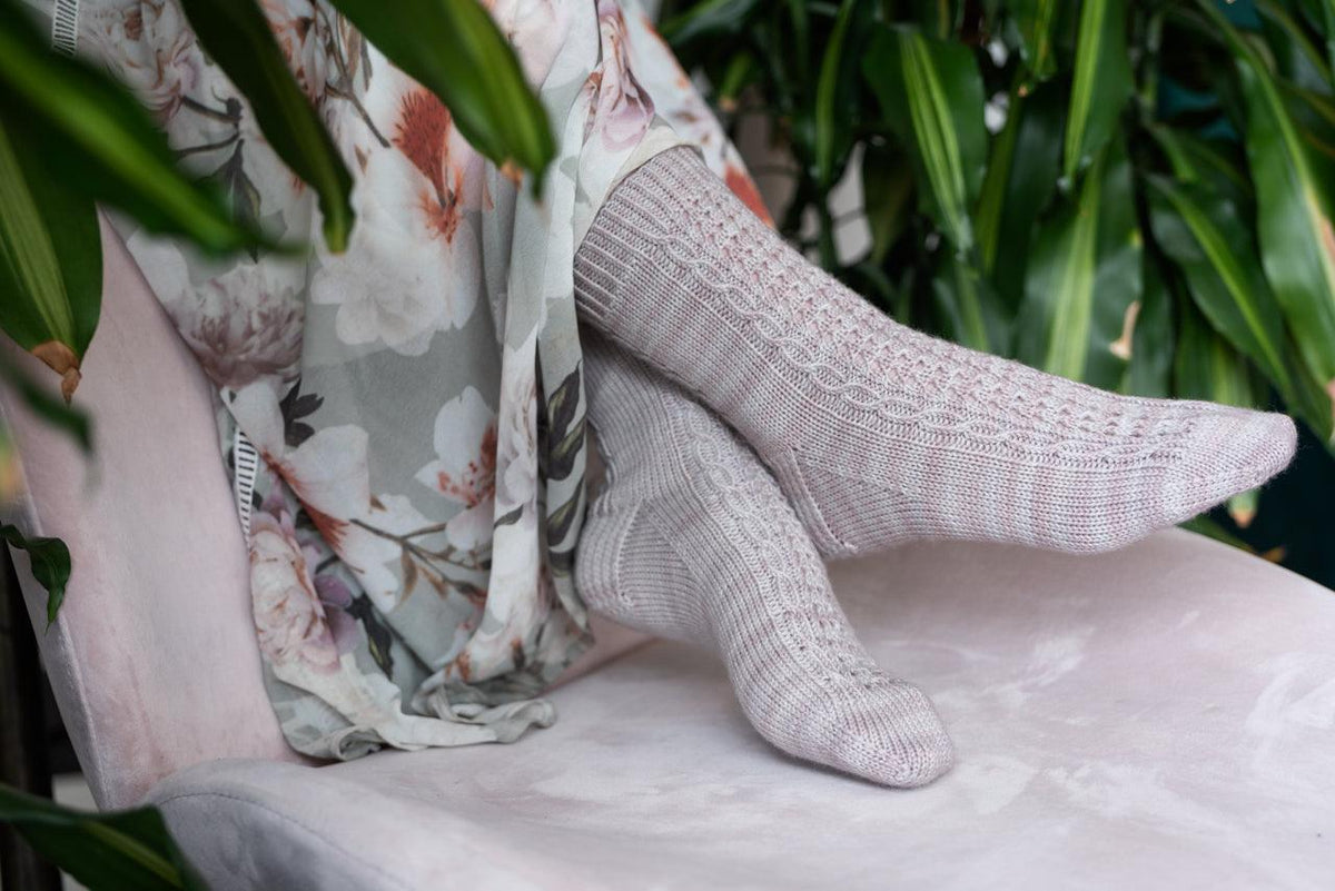 Lucida | Sock Pattern - Biscotte Yarns