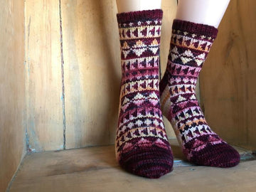 Triangle Socks | Knitting Pattern - Biscotte Yarns