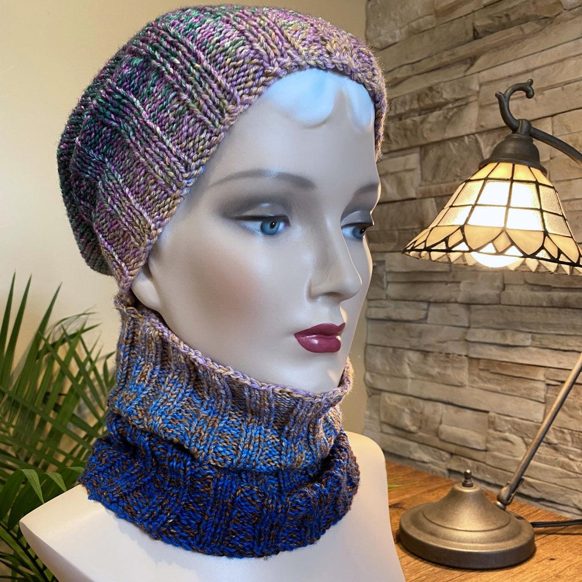 AVATAR - Hat & Neck Warmer free knitting pattern - Biscotte Yarns