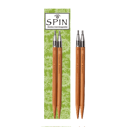 ChiaoGoo Spin Bamboo Interchangeable 5 Complete Knitting Needle Set