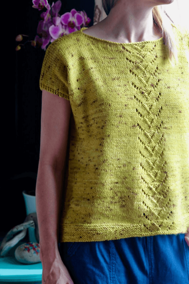 Andrea's Tee | Free Knitting Pattern - Biscotte Yarns