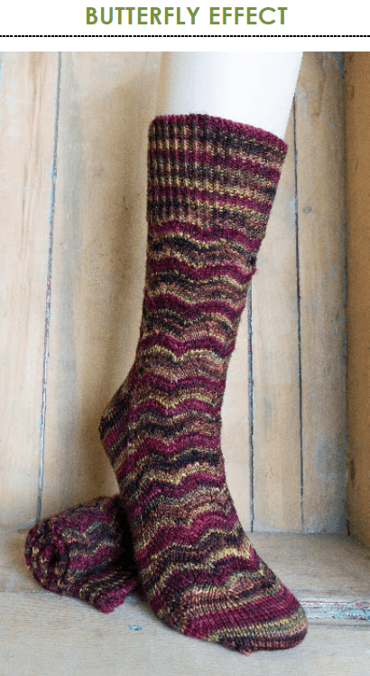 7 Socks | A Collection of Self-Striping Sock Patterns | Ebook - Biscotte Yarns