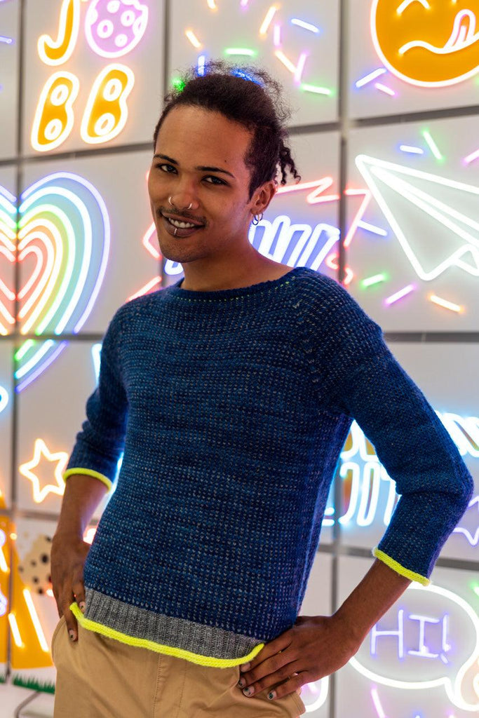 Kitt sweater pattern - Biscotte Yarns