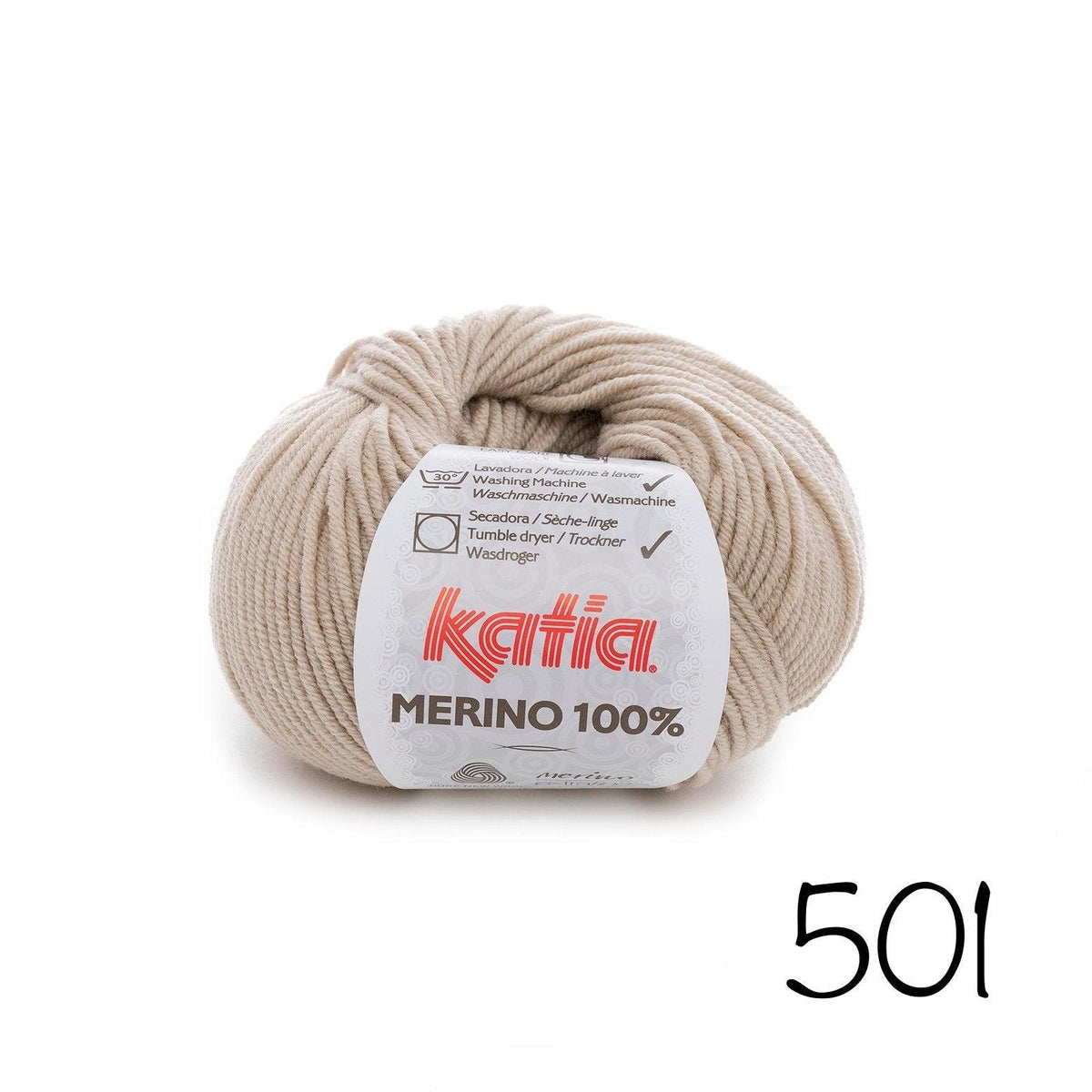 100% Merino- Katia - Biscotte Yarns