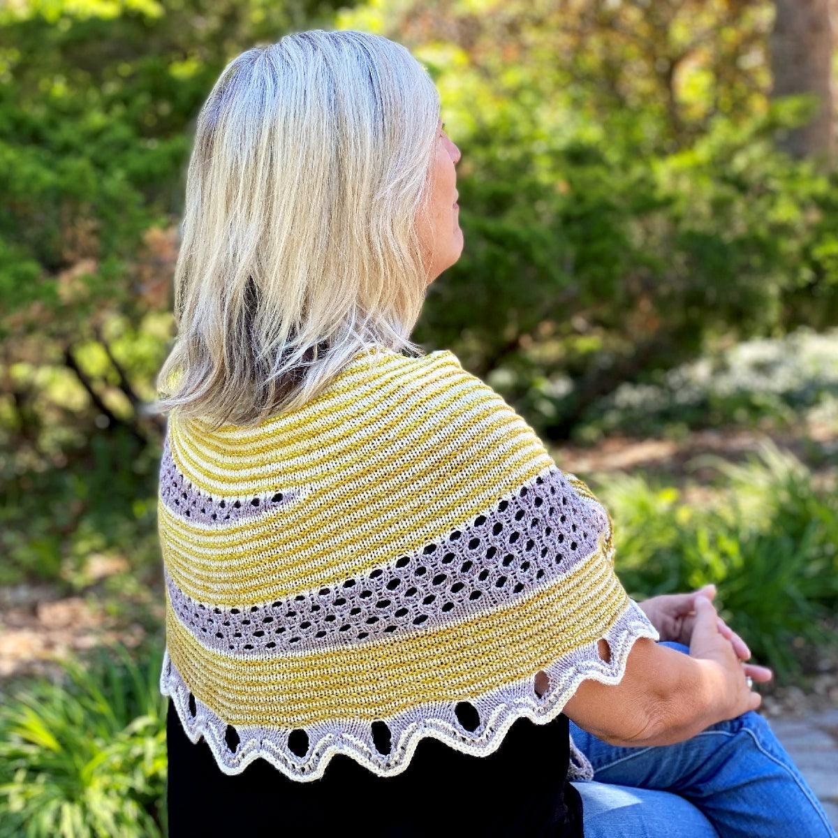 Belle de Jour | Shawl Pattern - Biscotte Yarns