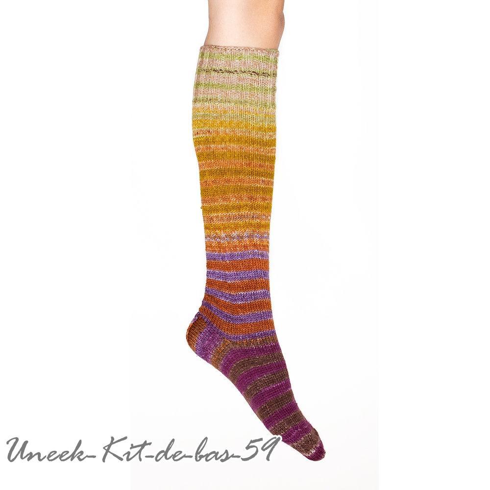 Urth Uneek - Self-Striping Matching Sock-Kit - Biscotte Yarns