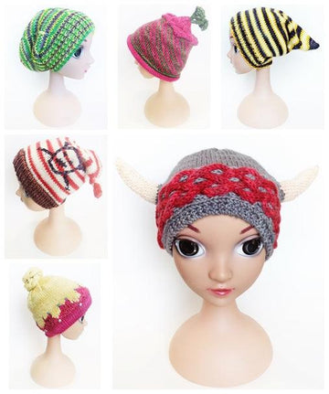 Rigolos 8 FREE children's hats knitting patterns - Biscotte Yarns