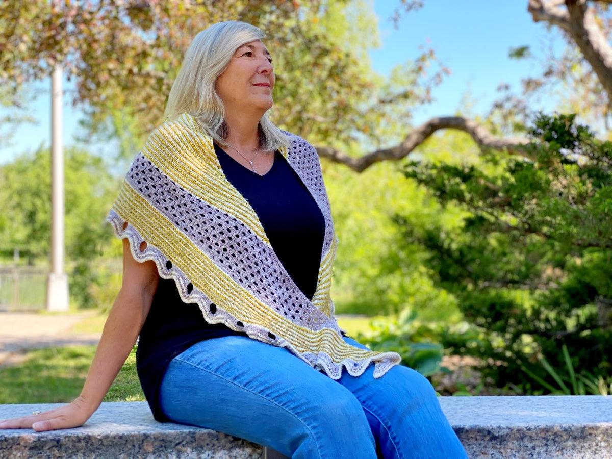 Belle de Jour | Shawl Pattern - Biscotte Yarns