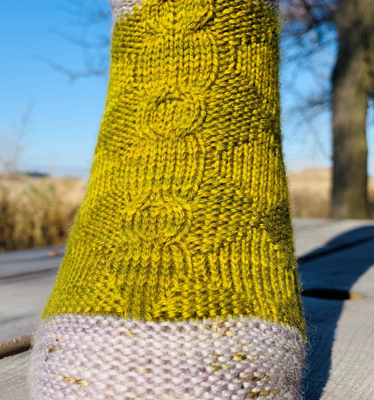 The Forester | Free Knitting Socks Pattern - Biscotte Yarns