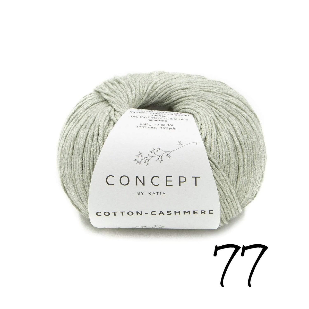 Cotton Cashmere - Katia Concept - Biscotte Yarns