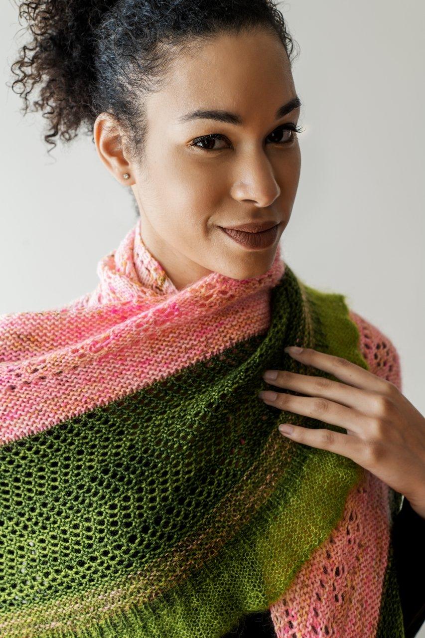 Life In Full Bloom | Shawl Pattern - Biscotte Yarns