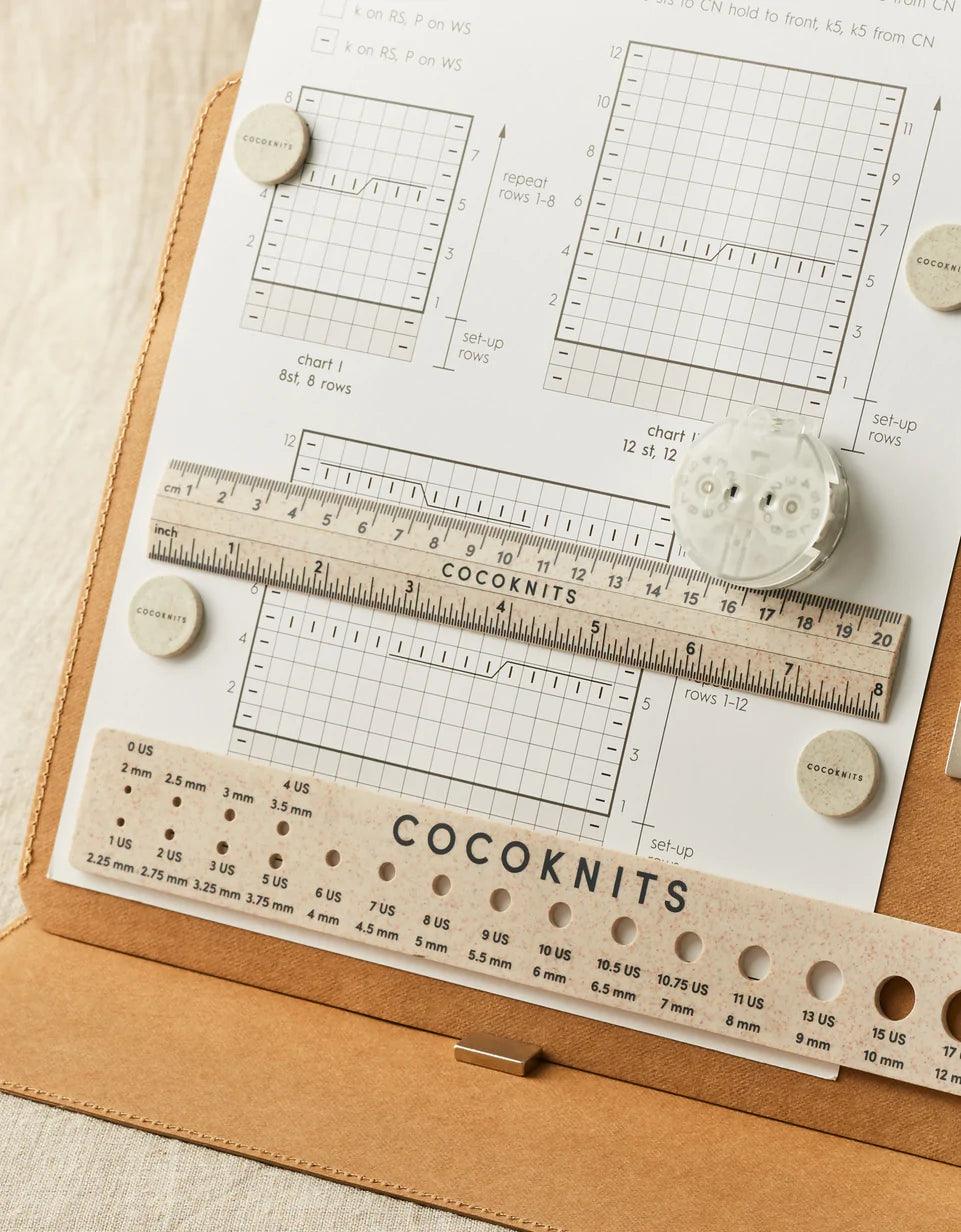 Cocoknits Magnetic Ruler & Gauge Set - Biscotte Yarns