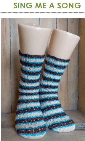 7 Socks | A Collection of Self-Striping Sock Patterns | Ebook - Biscotte Yarns