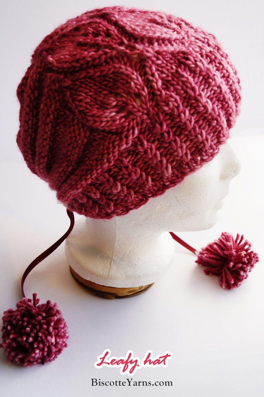 Leafy Hat free pattern - Biscotte yarns