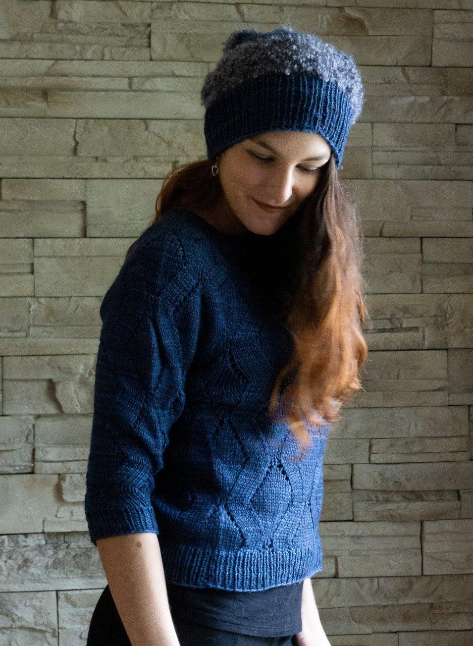 Anemone Yoke Pullover | Knitting Pattern - Biscotte Yarns