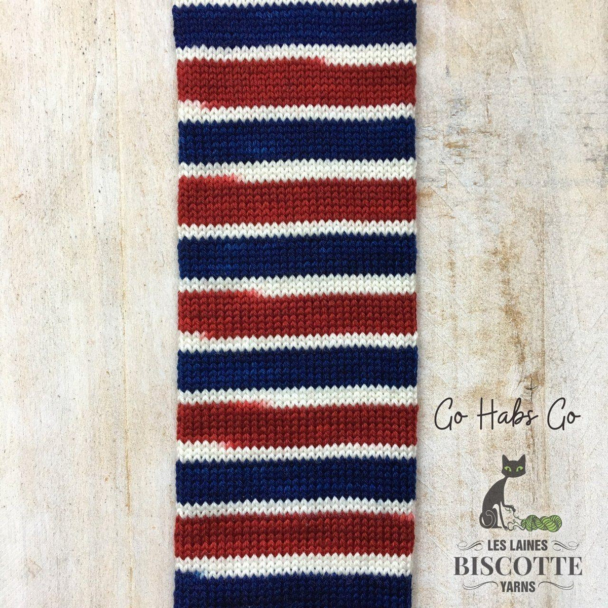 Hand-dyed Sock Yarn - BIS-SOCK GO HABS GO