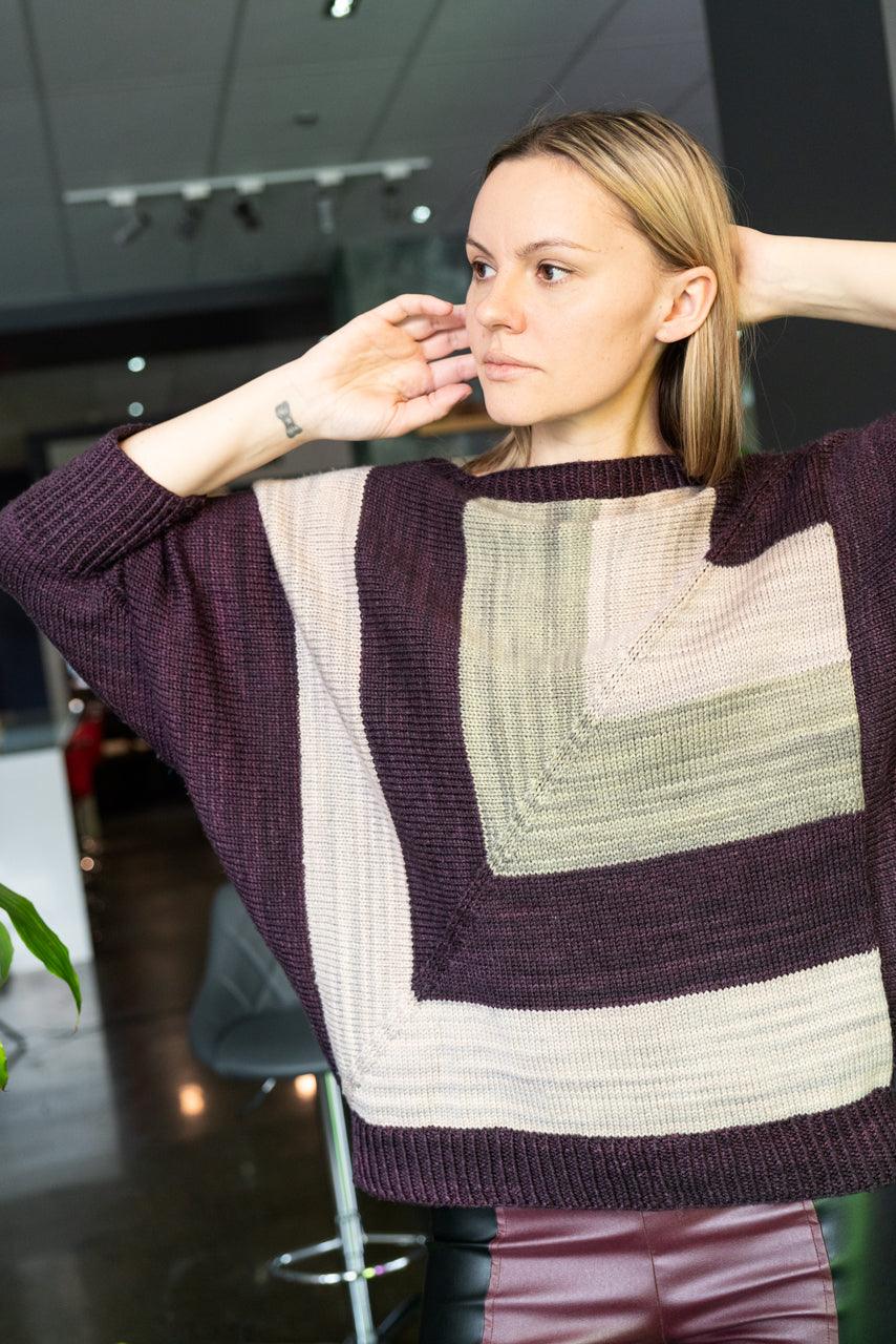 Fair and Square Dolman Pullover | Knitting Pattern - Biscotte Yarns