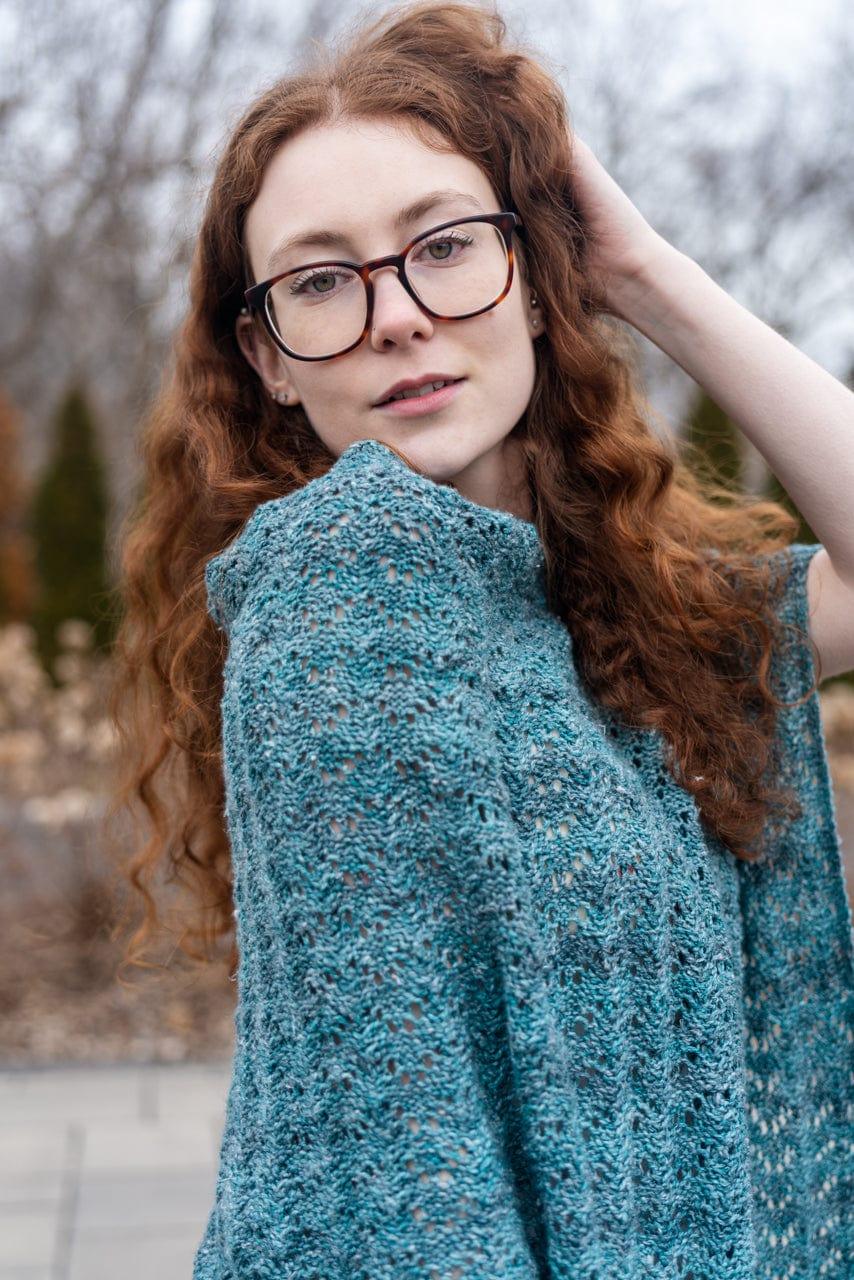 Mile End Poncho | Knitting Pattern - Biscotte Yarns