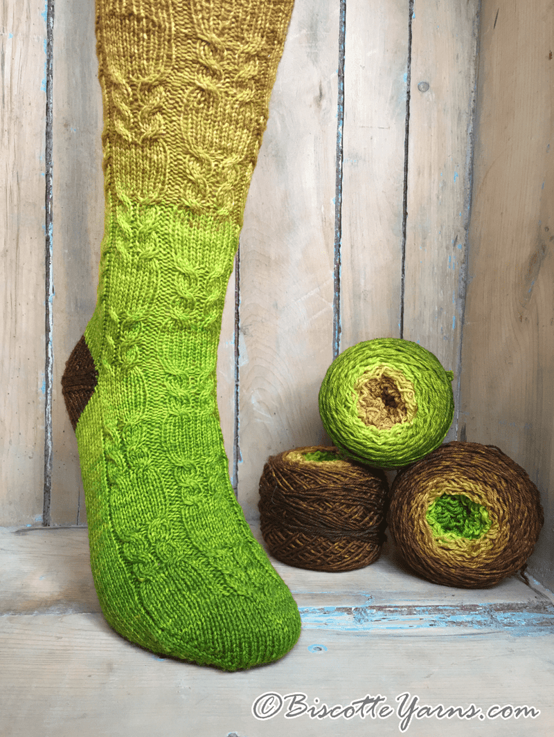 Mother Nature Socks | Free Knitting Pattern - Biscotte Yarns