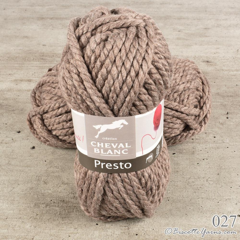 Laines Cheval Blanc - PRESTO - Biscotte Yarns