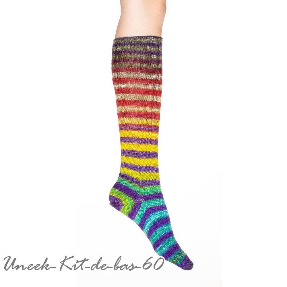 Urth Uneek - Self-Striping Matching Sock-Kit - Biscotte Yarns