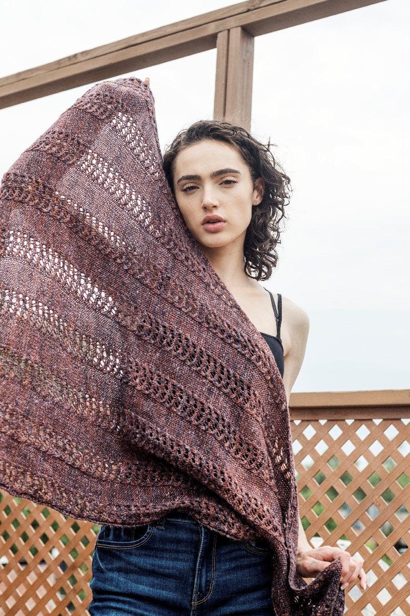 Wild Bramble | Shawl Pattern - Biscotte Yarns