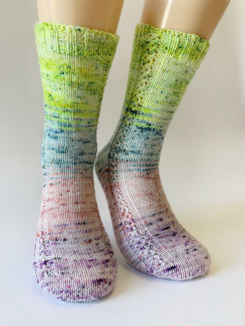 Socks pattern - Bas Fondants - Biscotte Yarns