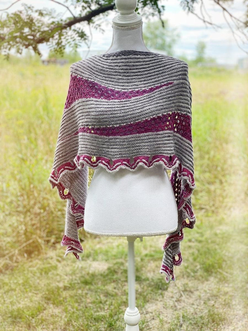 Belle de Jour | Shawl Pattern - Biscotte Yarns