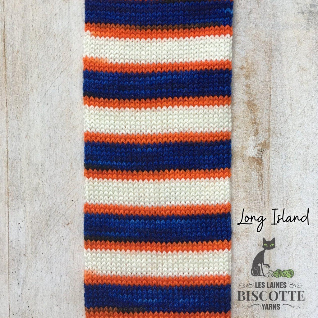 Self-Striping Sock Yarn - BIS-SOCK LONG ISLAND