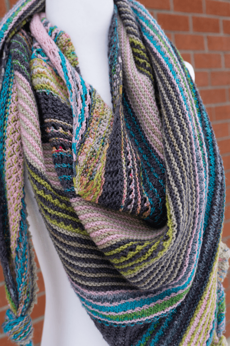 The Unpredictable Shawl | Knitting Pattern - Biscotte Yarns