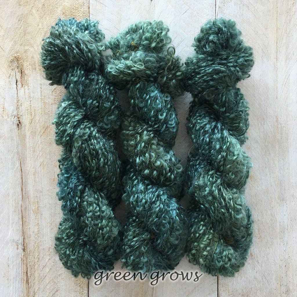 BOUCLE MOHAIR GREEN GROWS - Biscotte Yarns