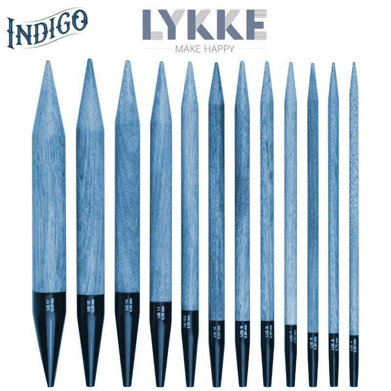 Lykke Indigo 5 Interchangeable Circular Knitting Needle Set