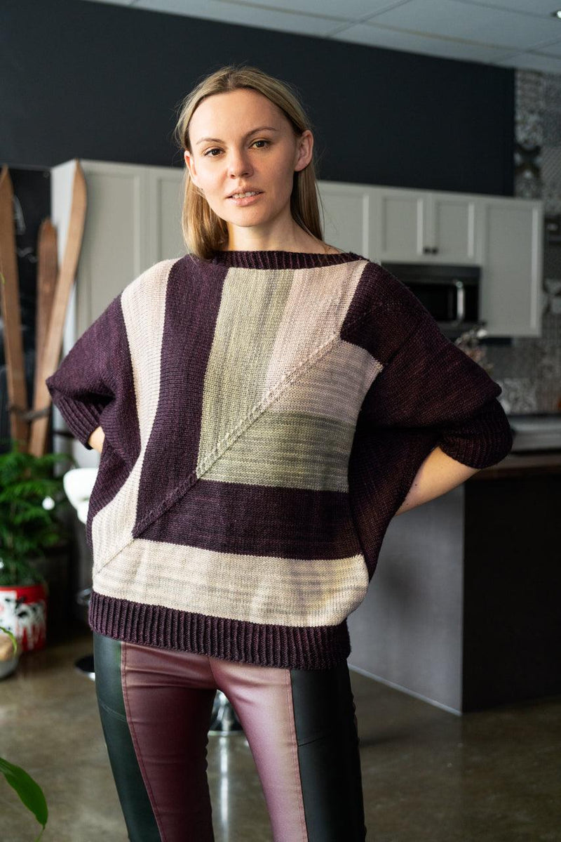 Fair and Square Dolman Pullover | Knitting Pattern - Biscotte Yarns