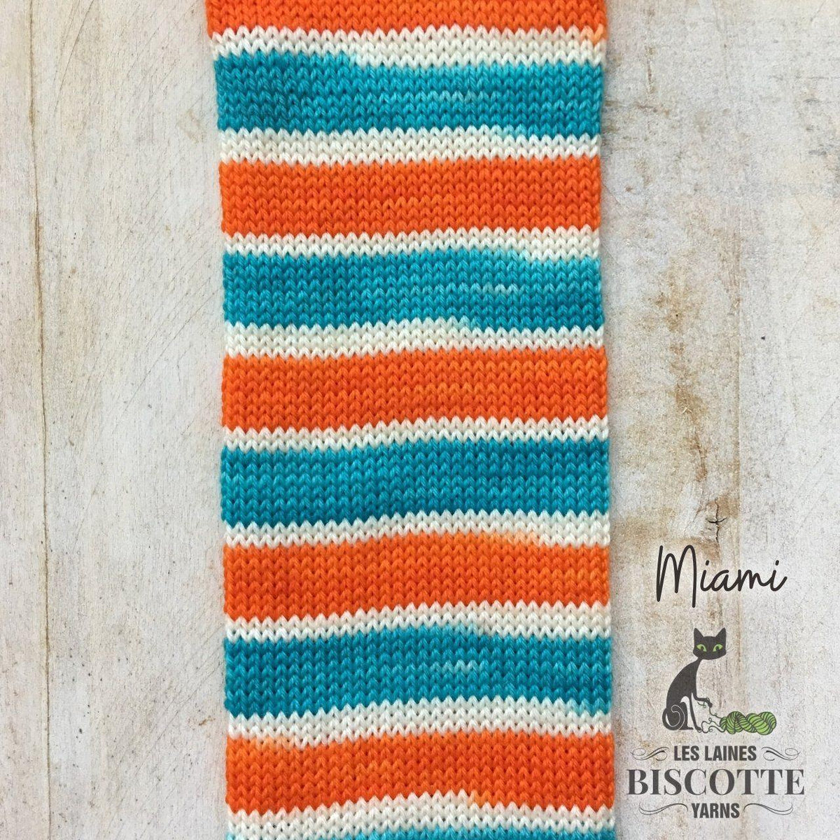 Self-Striping Sock Yarn - BIS-SOCK MIAMI