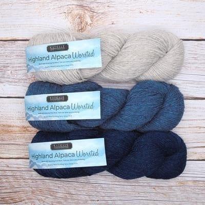 Highland Alpaca Worsted - Estelle - Biscotte Yarns