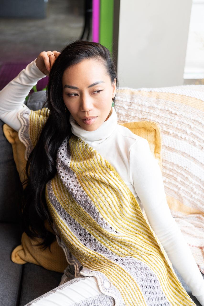 Belle de Jour | Shawl Pattern - Biscotte Yarns